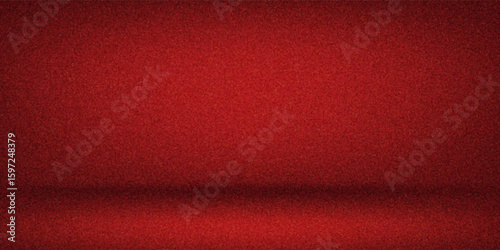 Dark red background with subtle highlight effect. The spotlight creates a gradation from bright red in the center to dark red at the edges. The background has a bit of a rough texture.