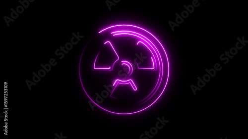 This symbol is an internationally recognized warning sign indicating the presence of ionizing radiation or radioactive materials.