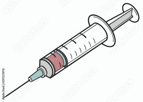 syringe with needle