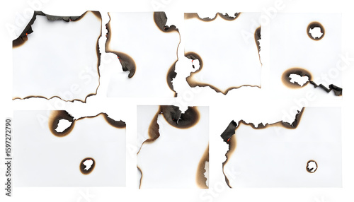 Abstract fragmentation of white squares