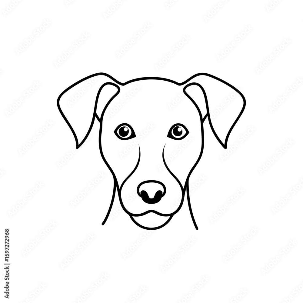 Fototapeta premium portrait of a dog