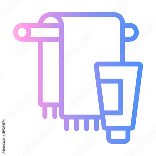 dental hygiene Line Gradient Icon