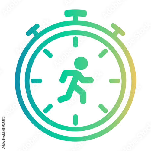 Free Download alarm Line Gradient Icon - GFXLoad