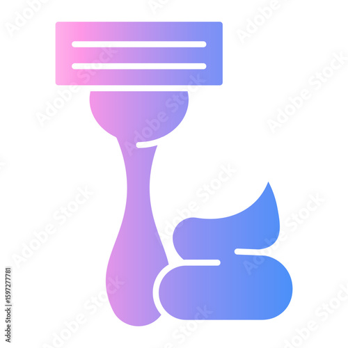 shaving Gradient icon