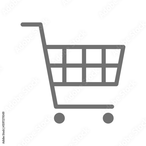 ショッピングカートのシンプルなベクターアイコン_01