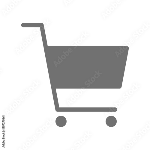ショッピングカートのシンプルなベクターアイコン_02