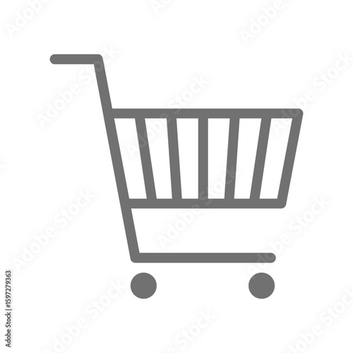 ショッピングカートのシンプルなベクターアイコン_04