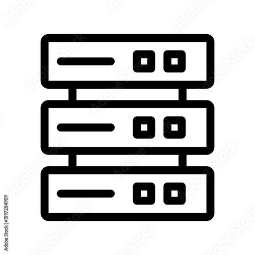 server Line Icon