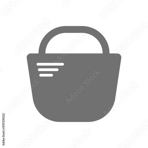 ショッピングバッグのシンプルなアイコン_03