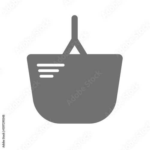 ショッピングバッグのシンプルなアイコン_05