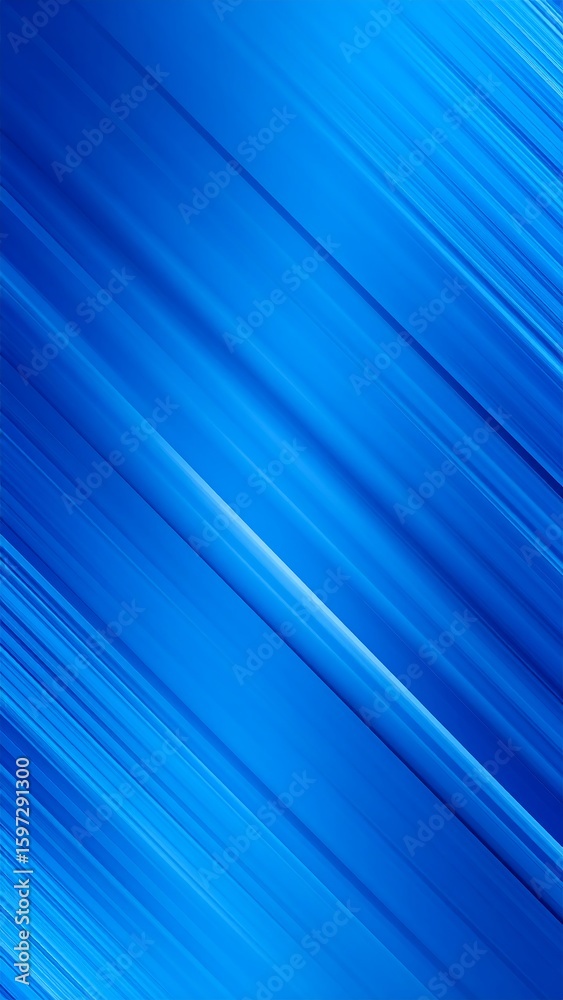 Fototapeta premium Diagonal blue lines abstract background