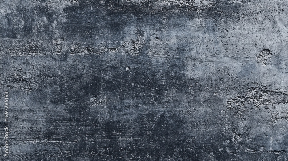 Obraz premium The surface displays a rugged concrete texture marked by scratches and irregularities. Light plays off the uneven surfaces, creating a dynamic visual effect that highlights its imperfections.