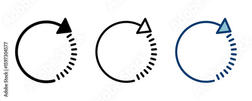 Refresh icon vector isolated on white background. Reload icon vector. Update icon. convert icon