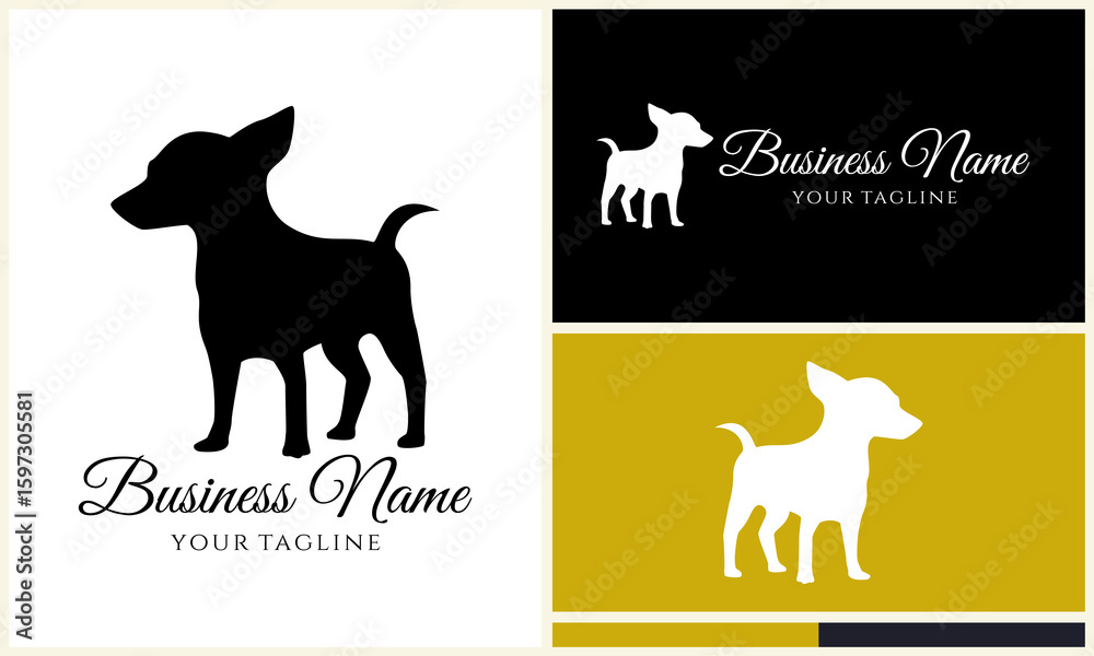 Obraz premium Dog Logo Design Variations. (7)