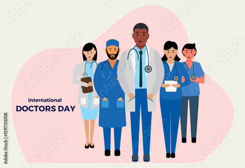 set of characters medical doctors staff team working health people animals veterinarian doctor nurse surgeon protection medicine hospital uniform treatment