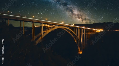 bridge at night