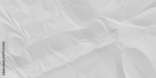 white crumpled paper background texture pattern overlay. wrinkled high resolution arts craft and Seamless white crumpled paper.	