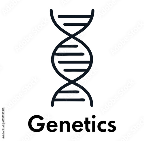 Genetics and DNA Science Concept | Genetic Engineering, DNA Helix, Genome Research, Molecular Biology, Biotechnology, Medical Innovation, Heredity Studies, Chromosome Structure, Gene Editing

