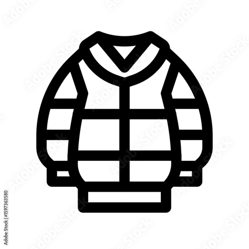 Puffer Jacket Icon