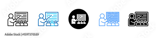 Course icon sheet multiple style collection
