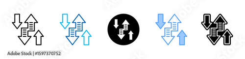 Free Download Sort icon sheet multiple style collection - GFXLoad