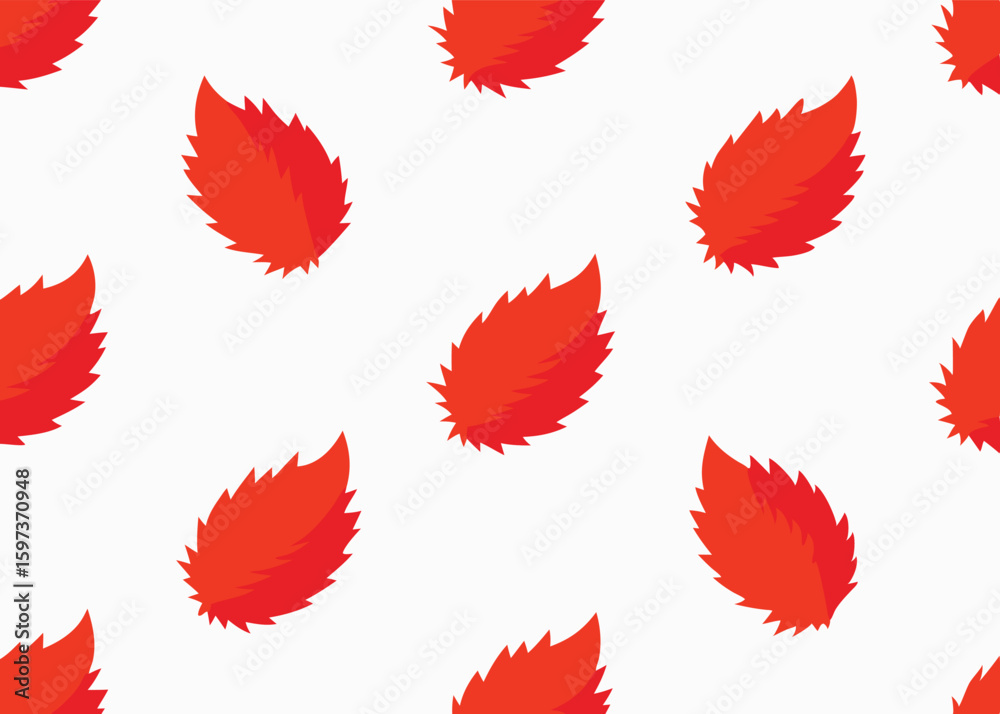 Obraz premium seamless pattern with autumn leaves