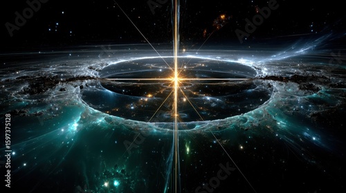 Cosmic Portal: Luminous Gateway to Infinite Realms