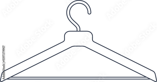 vector of a clothes hanger