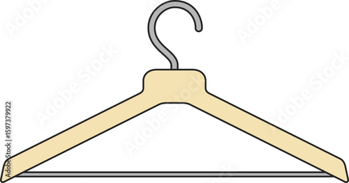 vector of a clothes hanger