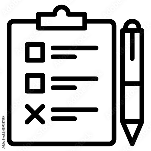 Evaluation icon in vector illustration