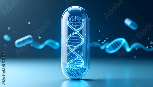 DNA capsule graphic
