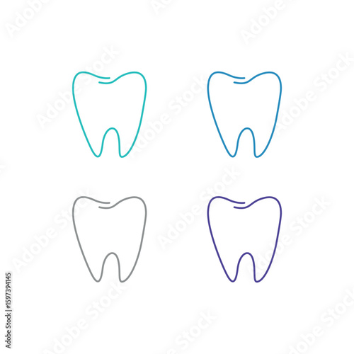 Dental Clinic, Dentist Tooth Logo Sign Symbol
