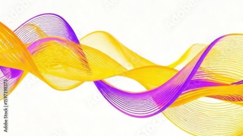 4k Ultra H D Abstract Yellow Purple Swirling Waves Seamless Loop Animation High Quality Download Full H D Vibrant Energy Motion Graphics Background Perfect for Presentations 4K Video download