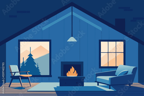 cozy farmhouse living room with shiplap walls 