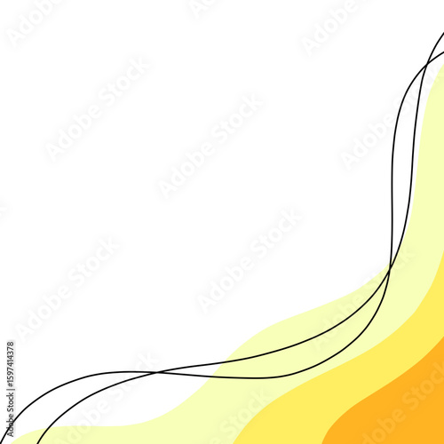 Wave vector design ilustration curve 