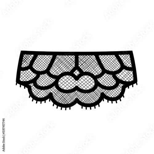 Lace curtain with floral pattern for home decor