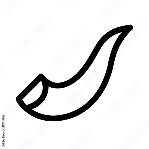 Shofar horn symbolizes Jewish tradition and solemn observance, embodying heritage, religious significance, and spiritual reflection. Shofar recalls ancient practices, resonates with faith.