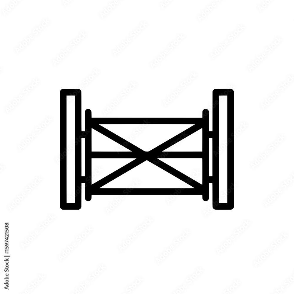 Industrial scaffold structure for construction sites Industrial scaffold structure for construction sites