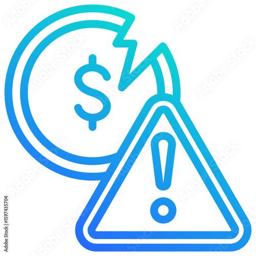 Financial Crisis Icon