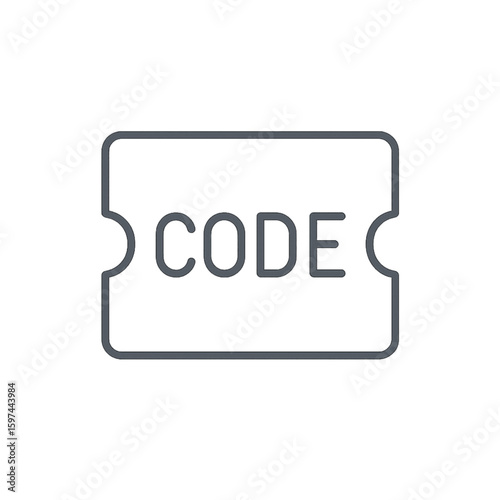 Coupon Code marketplace icon transparent background