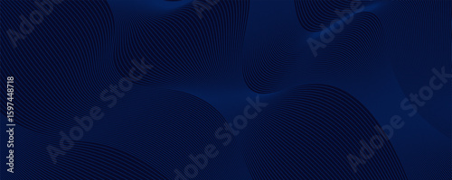 Premium background design with diagonal dark blue line pattern. Vector template for digital luxury banner, invitation, voucher, certificate. modern