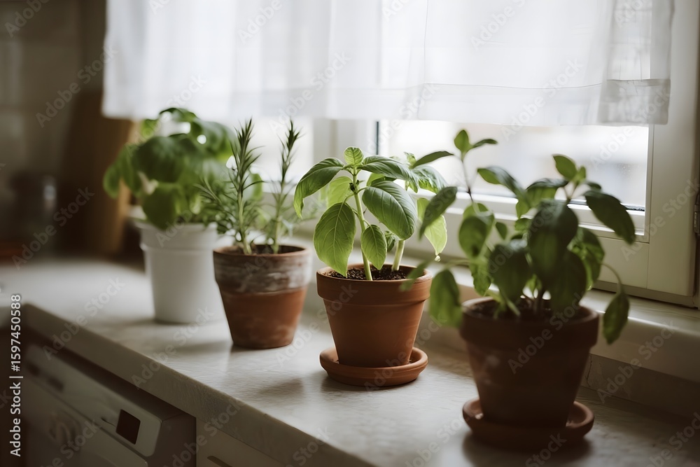 Fototapeta premium Plant Photography with Calm and Nature Mood