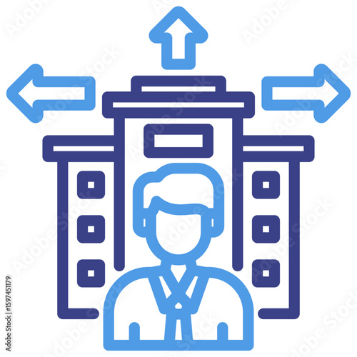 Outsourcing Icon