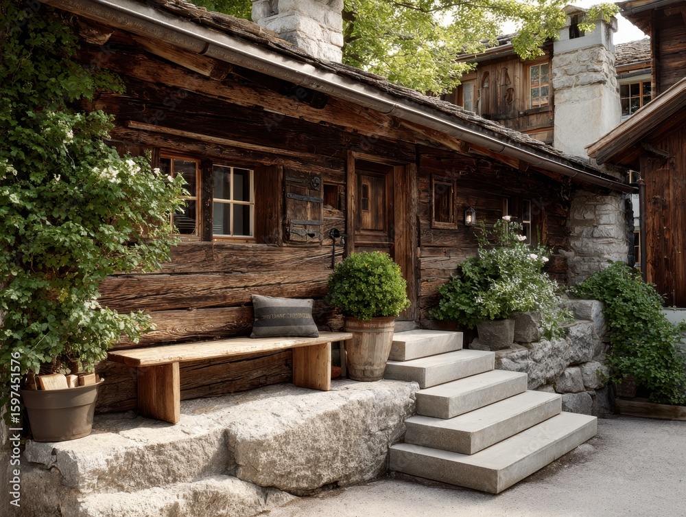 Modern Wooden Houses in Switzerland with Cozy Scandinavian Interiors and Alpine Views Modern Wooden Houses in Switzerland with Cozy Scandinavian Interiors and Alpine Views