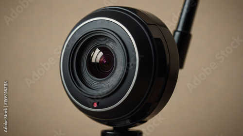 Black Webcam on a Clip Mount