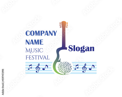 Music festival logo
