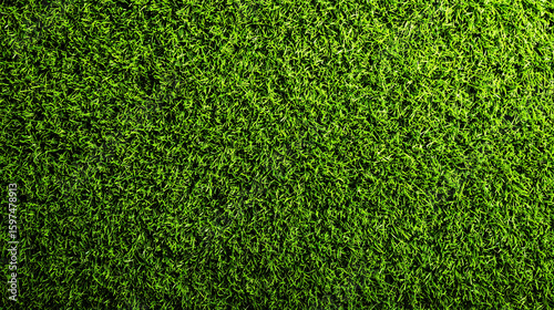 Close-up of healthy green lawn in flat lay style, natural light and consistent texture across the frame, floating on transparent background 