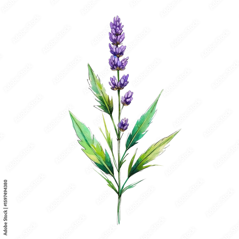 Obraz premium illustration, nature, flower, watercolor, florals, colours, feather