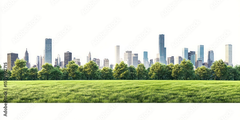 Obraz premium Modern city architecture landscape cityscape.