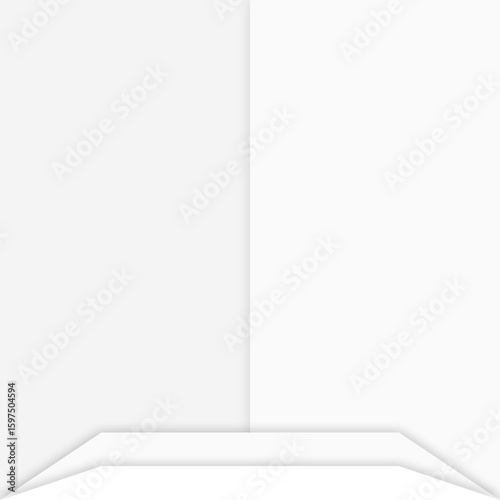 White background